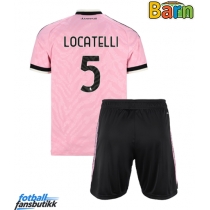 Juventus Manuel Locatelli #5 Bortedraktsett Barn 2026-27 Kortermet (+ Korte bukser)